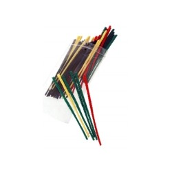 Bolsa con 25 Limpiapipas Cilindricas colores