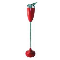cenicero pie de calle extensible 90 cm. 15 x 90 ROJO