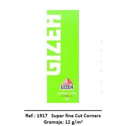 gizeh caja 50 libritos VERDE 70 m/ml 12 gr