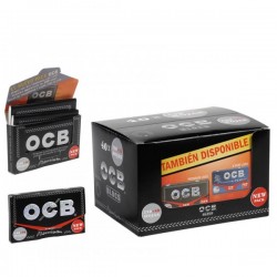 ocb negro premium 300 hojas 1 1/4 de 78 m/m caja de 40 libritos