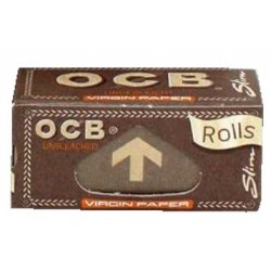 ocb virgin paper slim caja 24 rollos