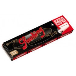 smoking king size caja 24 libritos de luxe + filters 110 m/m